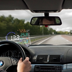 A8 Hot selling 5.5 Inch Multi-color OBD2 HUD Head Up Display