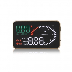 X6 Hot selling 3.5 Inch Golden OBD2 HUD Head Up Display