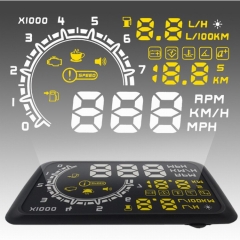 W02 5.5 Inch OBD2 car HUD Head Up Display