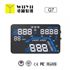 Q7 Hot selling Blue&White 5.5 Inch GPS HUD Head Up Display