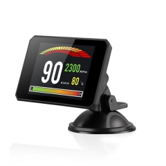 Latest P16 3 Inch LCD Screen Trip computer with Windshield Suction Mount OBD2 Smart Digital Device HUD