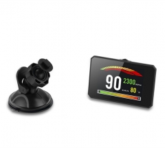 Latest P16 3 Inch LCD Screen Trip computer with Windshield Suction Mount OBD2 Smart Digital Device HUD