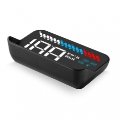 M7 Hot selling OBD+GPS HUD with glare shield 3.5 Inch Multi-color car Head Up Display