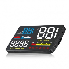 New D5000 car Head Up Display OBD2 HUD display with big screen Multi-color