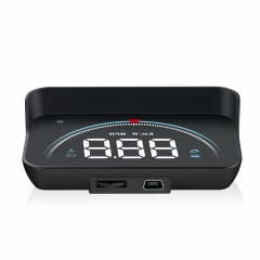 M8 Hot selling OBD2 HUD with glare shield 3.5 Inch Multi-color car Head Up Display