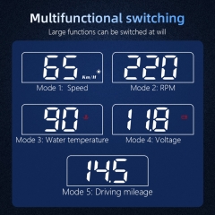 Simple C100 OBD2 Car HUD Heads Up Display