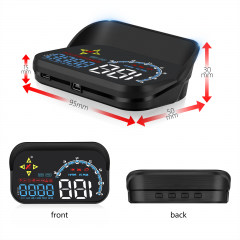 WiiYii Car Head Up Display OBD2+GPS HUD+E-dog