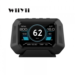 新款多功能OBD2 GPS 汽车液晶仪表+坡度仪+HUD一体机