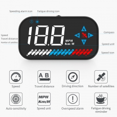 WiiYii GM7 HUD GPS Universal Car Head Up Display Speedometer