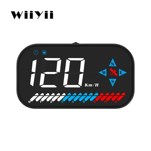 Wiiyii 5 Inch Large Screen F9 OBD GPS Navigation Hud Head up Display  Universal Car OBD Smart Gauge - China Car Gauge, Trip Computer