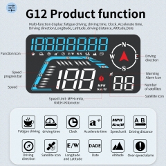 唯颖智能G12 GPS HUD汽车抬头显示器