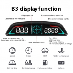 B3 OBD2 Speedometer Car HUD Head Up Display