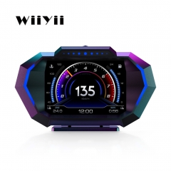 WiiYii P24 Car OBD&GPS&Slope Head Up Display