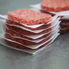 Papel de cera de pergamino antiadherente para envolver hamburguesas
