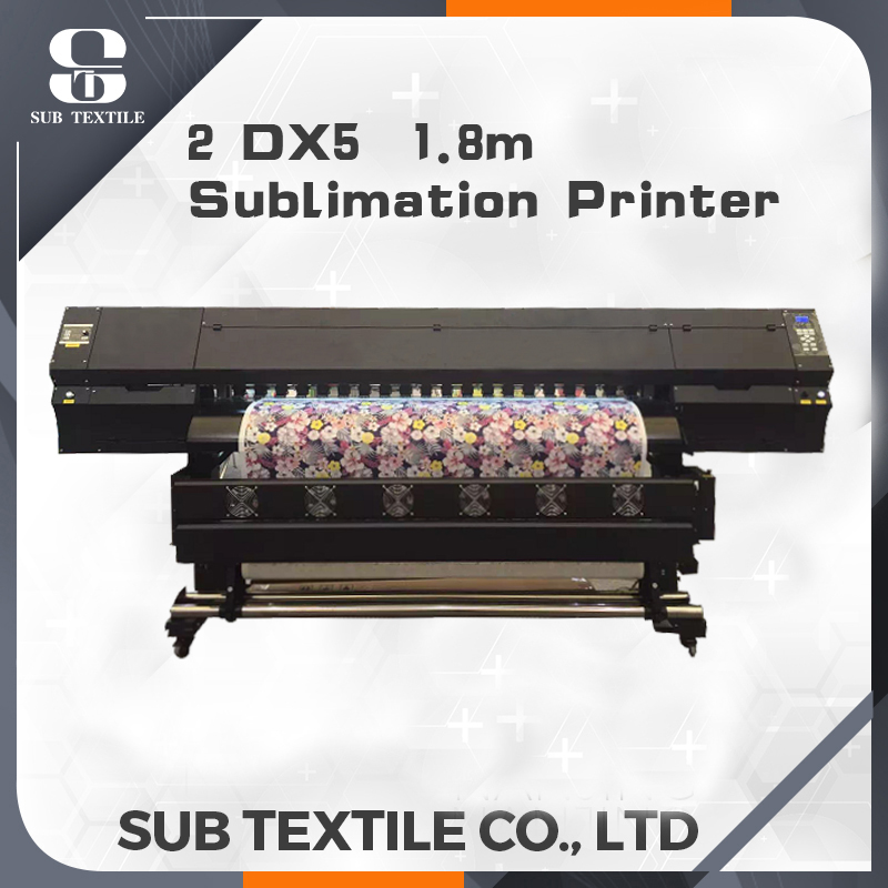 1.6m/1.8m wide sublimation printer Epson DX5 2 print head