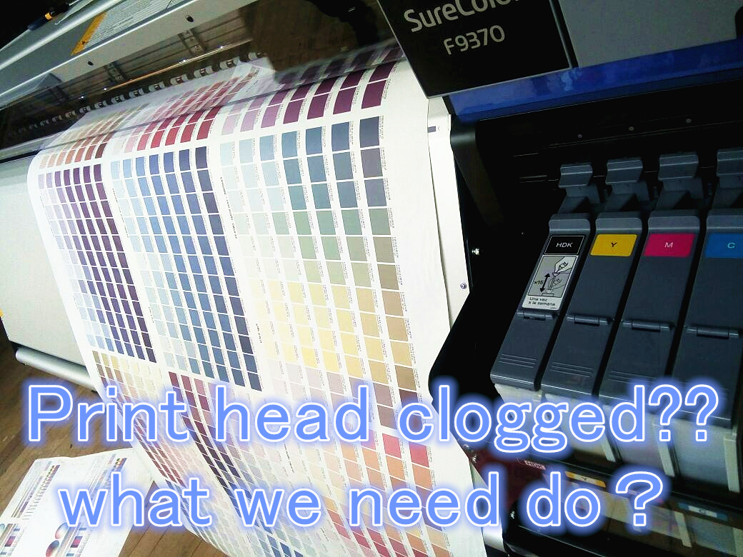 ¿Qué tenemos que hacer si la tinta sublimada tapa el cabezal de la impresora?