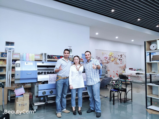 Bring Agents To Our Sublimation Printer Factory