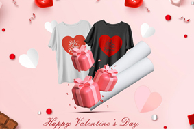 Personalized t-shirts for Valentine's Day