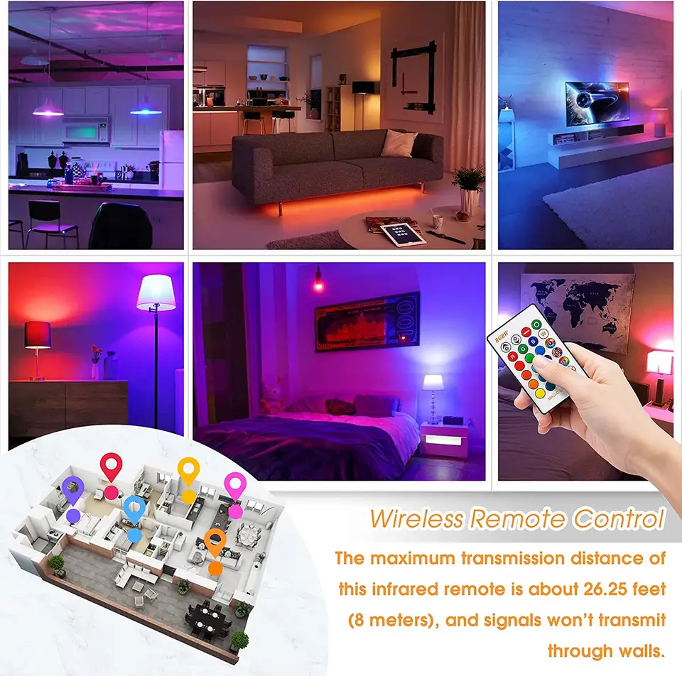 A19 Remote Control LED Bulb