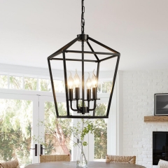 4-Light Farmhouse Chandelier Lighting Fixture