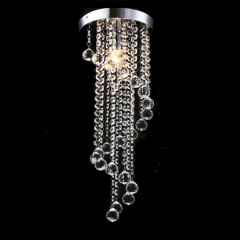 3-color Rain-drop Crystal Ceiling Light