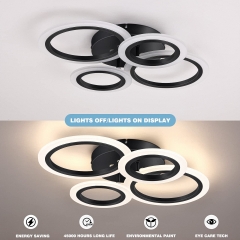 LED Unique Circle Design Ceiling Light