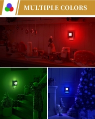 GREEN Color Square Shape LED Night Light