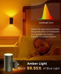 2000K Amber Light Vintage LED Night Light