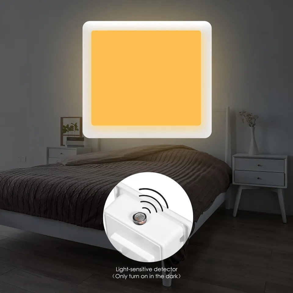 Mini Square Amber 1800K LED Night Light