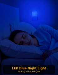 Mini Square BLUE Color LED Night Light