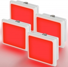 Mini Square RED Color LED Night Light