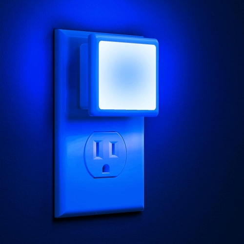 Mini Square BLUE Color LED Night Light