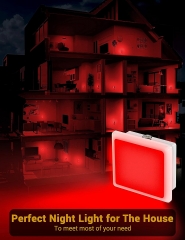Mini Square RED Color LED Night Light