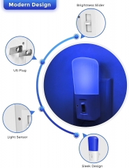 Simple Design BLUE LED Night Light