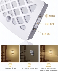 Grid Design 3000K Motion Sensor Night Light