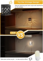 Retro Hollow 3000K LED Night Light