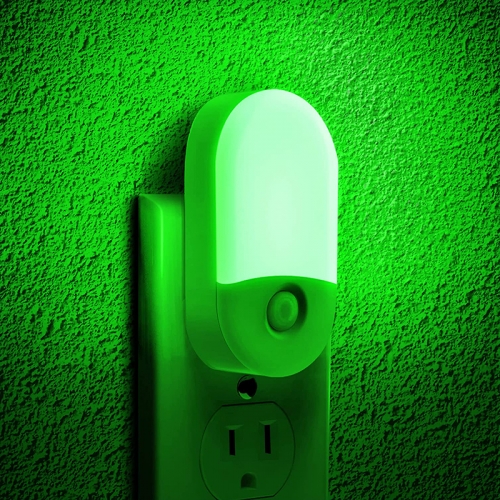 Oval Shape 30/60LM GREEN LED Night Light