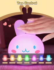 ICE CREAM BUNNY RGB Cute Night Light