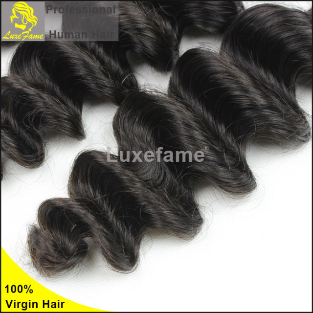 7A virgin Indian hair Loose wave 2pc/pack free shipping