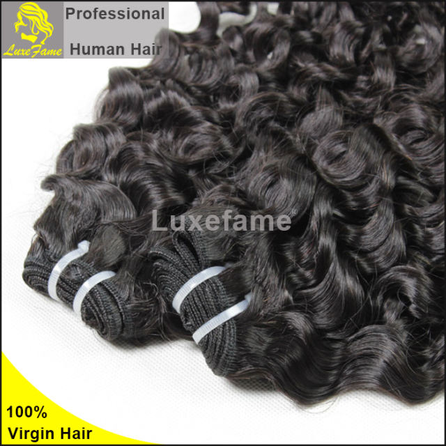 7A virgin Peruvian hair Italian curly 3pcs/pack free shipping