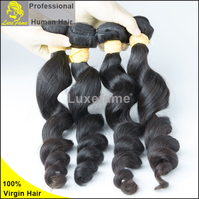 7A virgin Indian hair Loose wave 4pc/pack free shipping