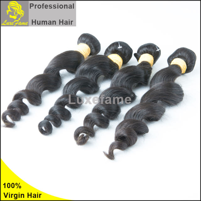 7A virgin Indian hair Loose wave 4pc/pack free shipping