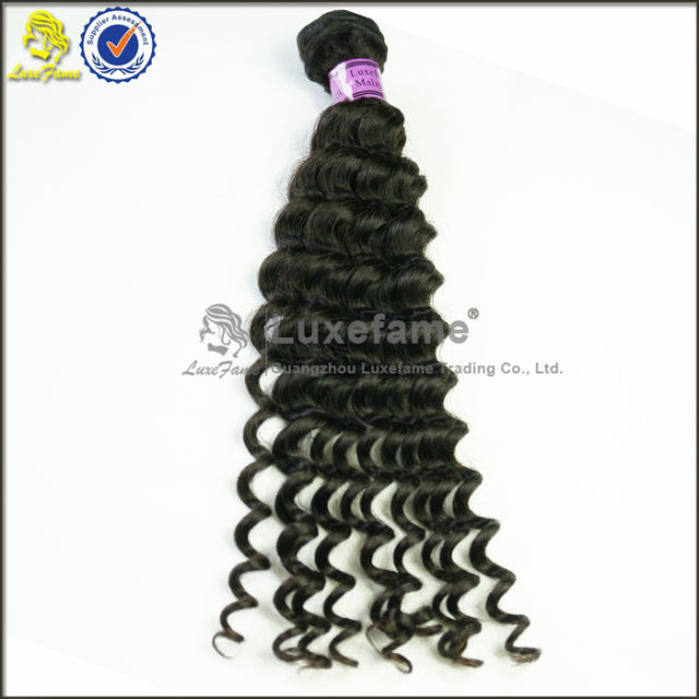 8A virgin Malaysian hair Deep wave 3pcs/pack free shipping