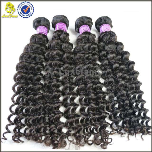 8A virgin Malaysian hair Deep wave 4pcs/pack free shipping