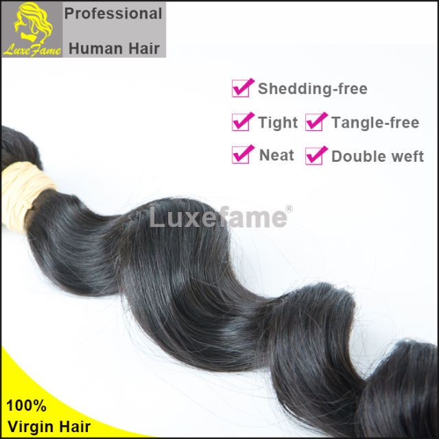 8A virgin Malaysian hair Loose wave 1pc/pack free shipping