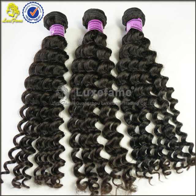 8A virgin Malaysian hair Deep wave 3pcs/pack free shipping