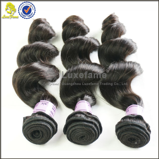 8A virgin Malaysian hair Loose wave 3pcs lot free shipping