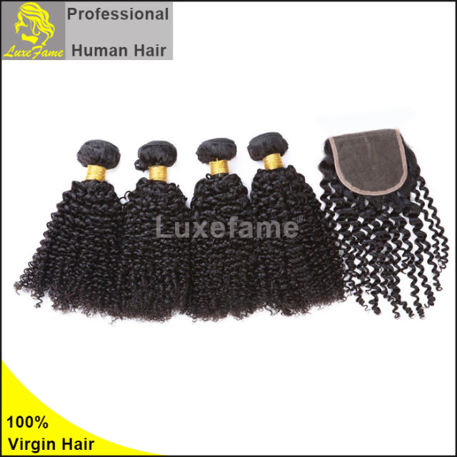 7A virgin brazilian hair Jerry Curl 4pcs/pack free shipping