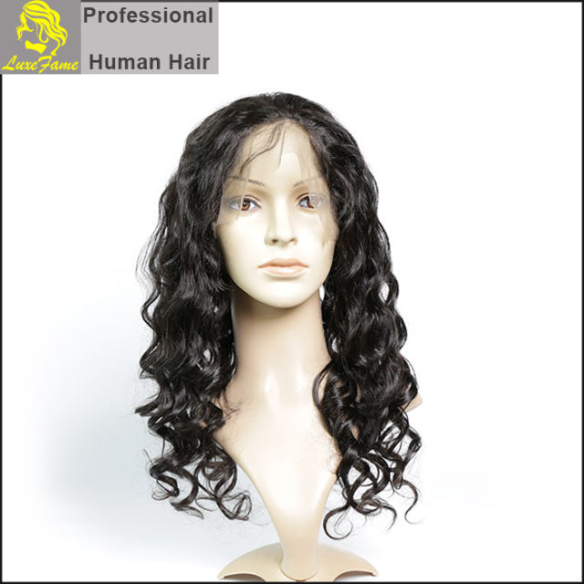 Luxefame 360 Lace Frontal Loose Wave Remy Hair Natural Hairline With Baby Hair 100% Human Hair Free Shipping