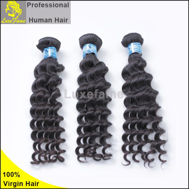 Grade 8A 3PCS Brazilian Virgin Hair With Lace Closure New Wavy For A Full Head Shipping Free